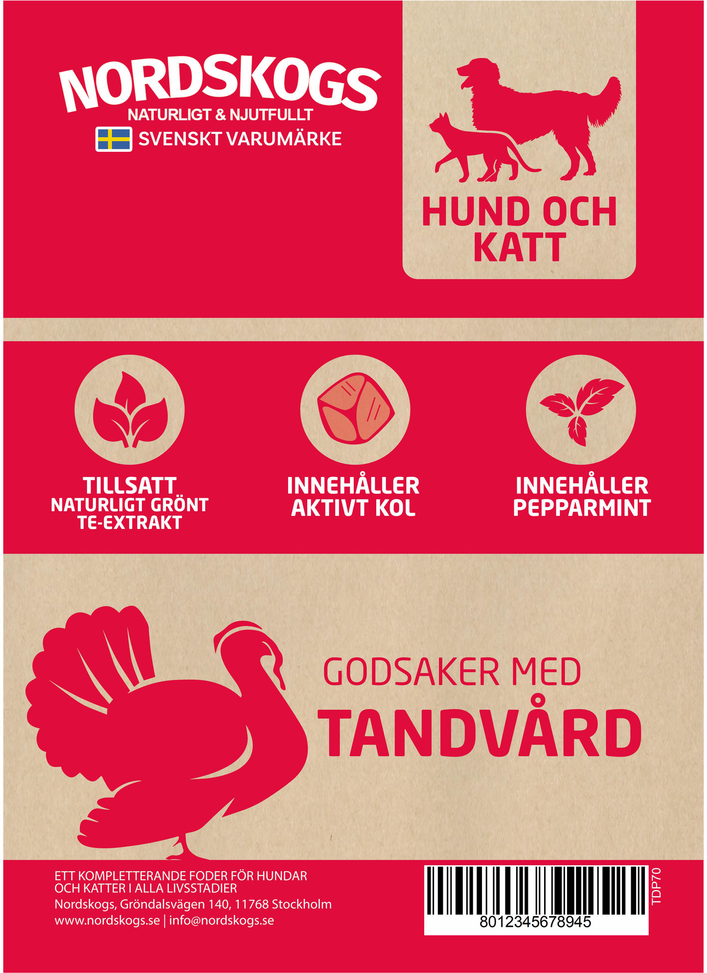 Nordskog - Godis för Tandvård 70g
